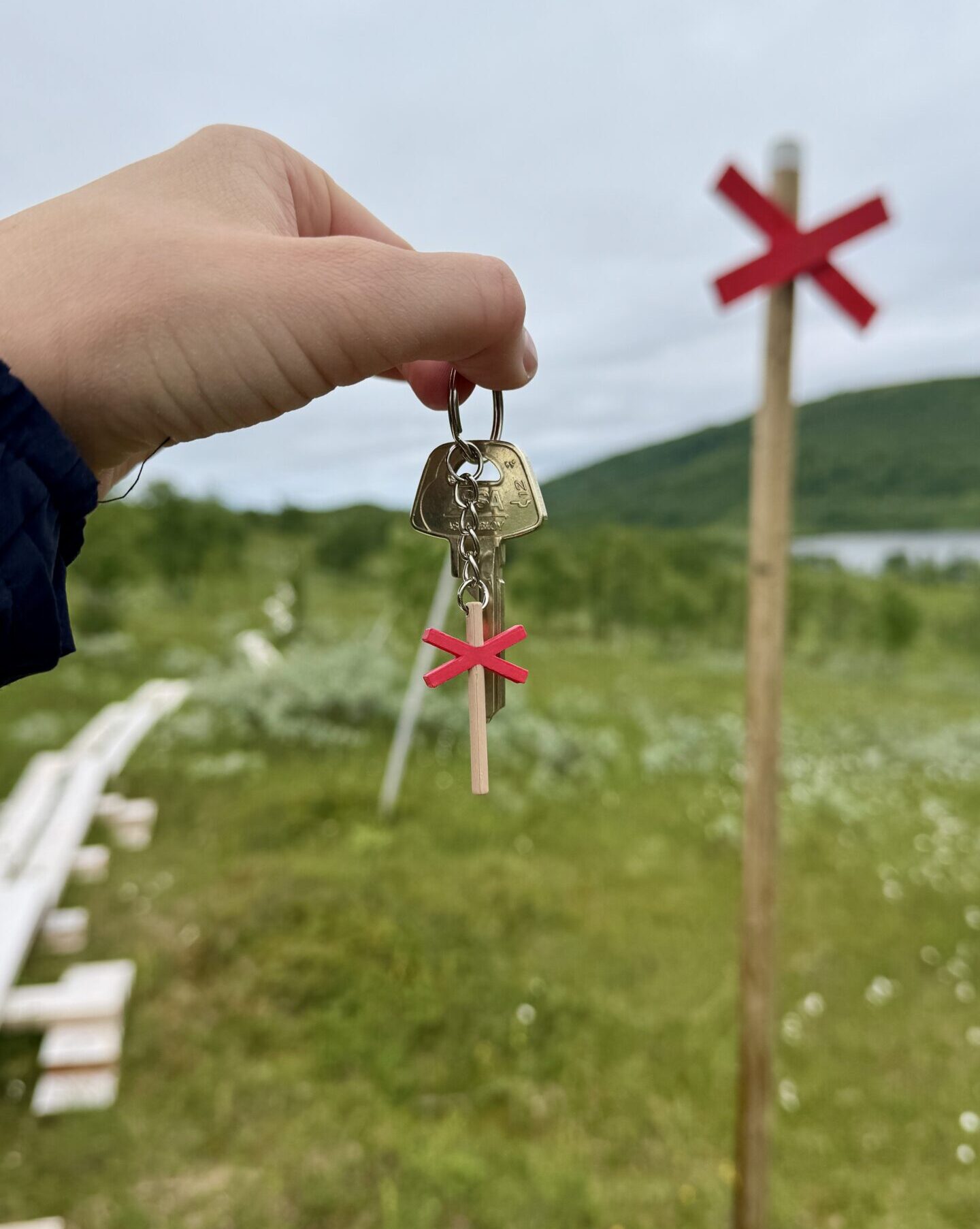 Home nyckelring åre ledkryss